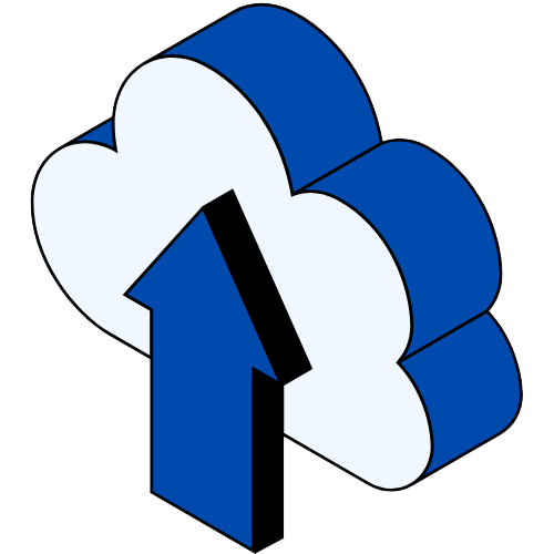 Small Blue Cloud Logo